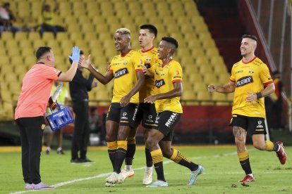 Fidel Martínez marcó al fin su primera conquista en copa sudamericana. Advierte que Barcelona debe cuidar los detalles en argentina.