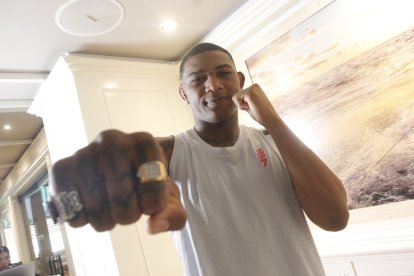 El tricolor dijo estar feliz de visitar Ecuador y disfrutar tiempo con su familia.