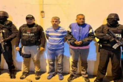 Los detenidos fueron trasladados a Santa Elena, para ser puestos a órdenes de las autoridades.