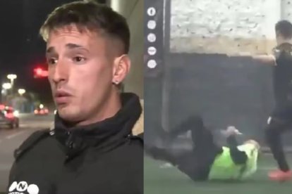 William Tapón, protagonista de un ataque violento hacía el referí de un torneo amateur de fútbol.