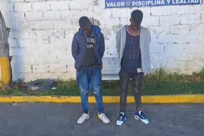 Uno de los detenidos es de nacionalidad colombiana.