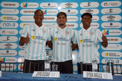 Luis Gustavino, Joffre Escobar y Byron Angulo son parte de los refuerzos santos.