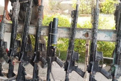 Armamento de guerra se encontró en el centro carcelario.