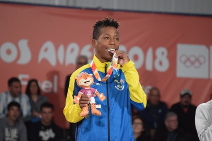 Jeremy en 2018 ya fue medallista en los Juegos Olímpicos de la Juventud.