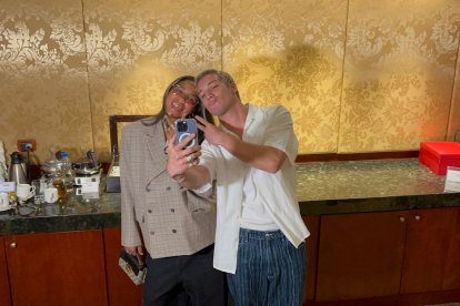 Eduardo Maruri saludó a Tokischa en su paso por Ecuador.