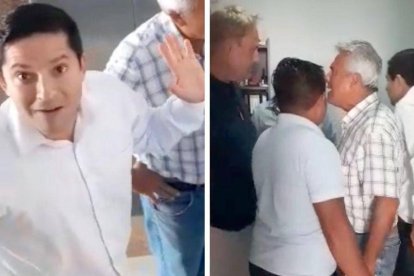 Durante el escándalo, el concejal  César Pinoargote decía que no le importaba que lo graben. Él manifestó que enfrentará denuncia.