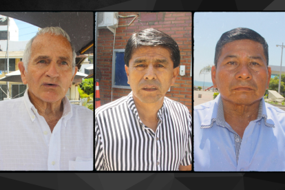 Empresario Ottón Arboleda; edil de Salinas, Valentín Soriano; exconcejal Carlos Gonzabay.
