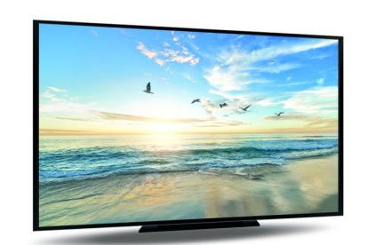 Los partidos de fútbol, las novelas, todo tipo de programa podrá ver tu familia con este televisor smart.