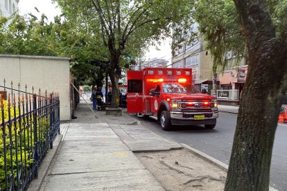 El percance se registró cerca de la Fiscalía de Flagrancia, en el centro norte capitalino.