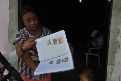 El amor al estudio Ketzia lo plasmaba en sus cuadernos.