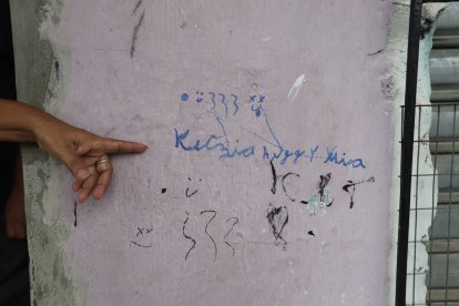 Horas antes de ser asesinada la niña escribió su nombre, el de su mamá y el de su mejor amiga en la pared.