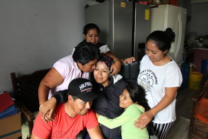 La unidad de la familia de Diana es uno de los pilares que sostiene su fe.