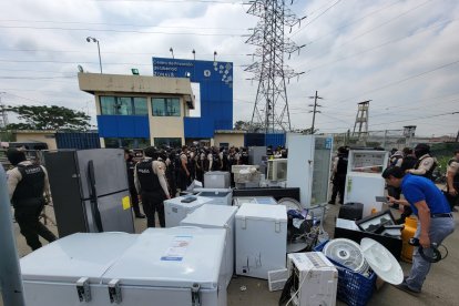 Había electrodomésticos en la Regional.