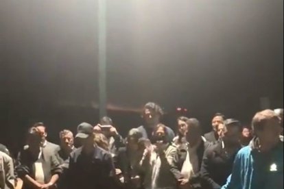 La madre expresó conmovedoras palabras durante el entierro.