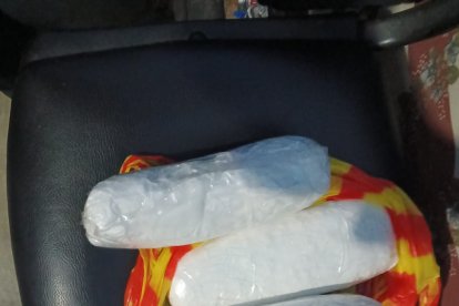 La droga decomisada.