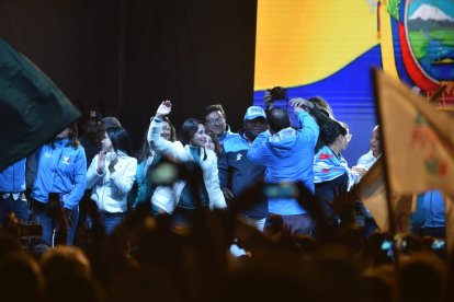 El binomio presidencial de Revolución Ciudadana.