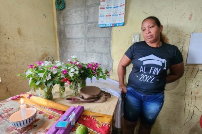 Se velaba la memoria de la menor en casa de familiares.
