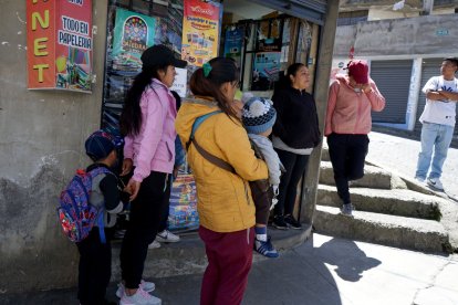 Este era el local de Julia. Sus vecinos la defendían cuando había ataques de los delincuentes.