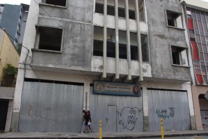 Edificio donde antes funcionaba el Conservatorio de Música Antonio Neumane.
