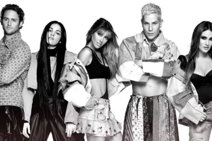 El quinteto de la gira.