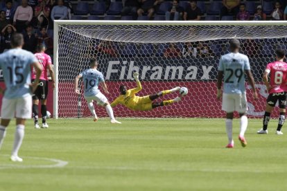 El penal del triunfo.