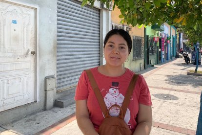 Martha Cobeña, habitante del sector sur de Guayaquil.