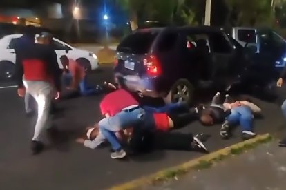 Los primeros seis detenidos fueron interceptados en el norte de Quito.