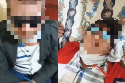 Capturas de video del supuesto video que circula por redes sociales.