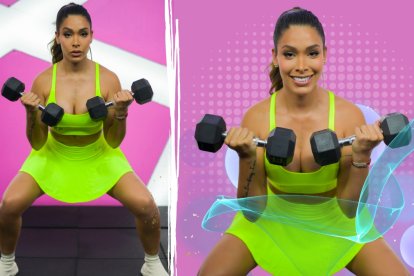 Ejercicios con mancuernas
Te ayudan a desarrollar la masa muscular, equilibrio y estabilidad. Puedes hacerlos en casa.