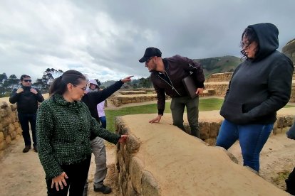 Visitantes en Ingapirca.
