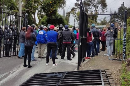 La puerta fue retirada en julio pasado.