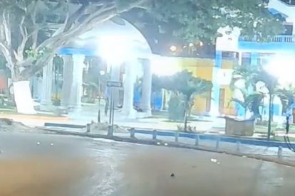 Captura de pantalla del video que se publicó en redes sociales.