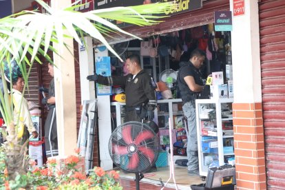 El local de la balacera.