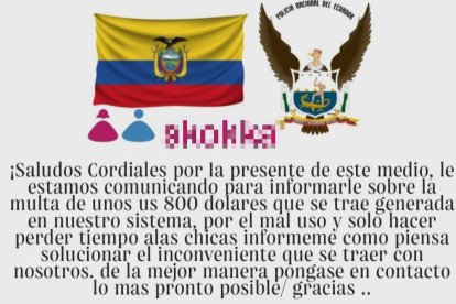 Estos mensajes suelen enviar  desde la cárcel, asegura una mujer que usa estas plataformas.