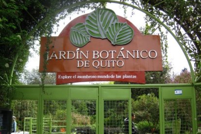 Jardín Botánico de Quito.