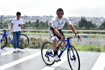 Byron Guamá es uno de los líderes del Movistar Best PC en la edición número 40 de la Vuelta al Ecuador.