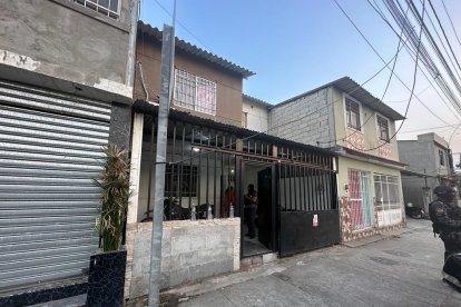 En este inmueble fueron llevadas las víctimas.