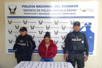 La mujer no registra antecedentes penales.