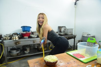 Jasu con su flameado de verde.