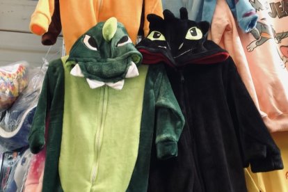 Pijamas espeluznantes para Halloween.