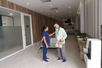 Algunos pacientes ya son atendidos en las nuevas áreas, que de a poco se van incorporando en su funcionamiento.