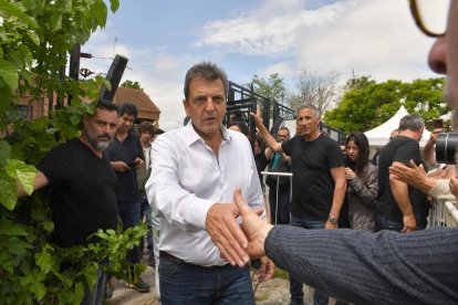 Sergio Massa, candidato del peronismo en Argentina.