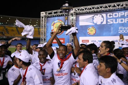 L2009.- Liga de Quito se quedaba con la Copa Sudamericana en Río de Janeiro.
