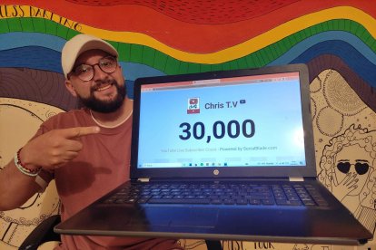 Christopher quiere ser uno de los youtubers más reconocidos del país.