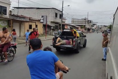 El mecánico herido fue llevado hasta una casa de salud, pero pereció.