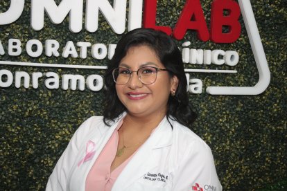 Lissette Yagual Bohórquez, oncóloga clínica del Onmihospital.