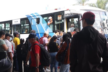 Caos en la Terminal Terrestre.