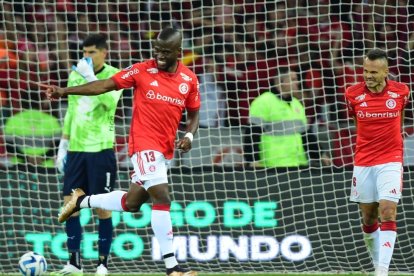 Enner Valencia lleva seis goles con el Internacional de Porto Alegre, en lo que va del Brasileirao.