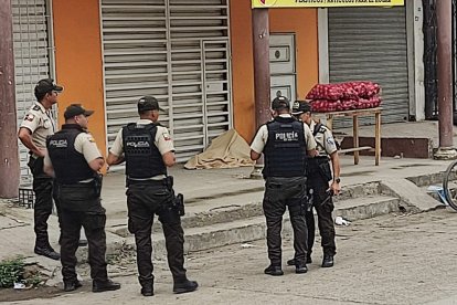 La Policía llegó a constatar el crimen.