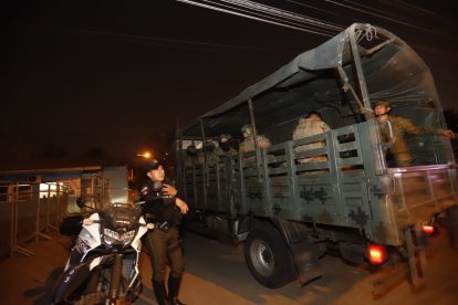 Militares, prestos para ingresar.